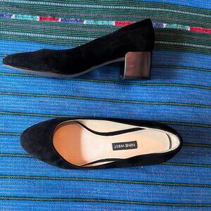 Nine west 1" block heel pumps size 7